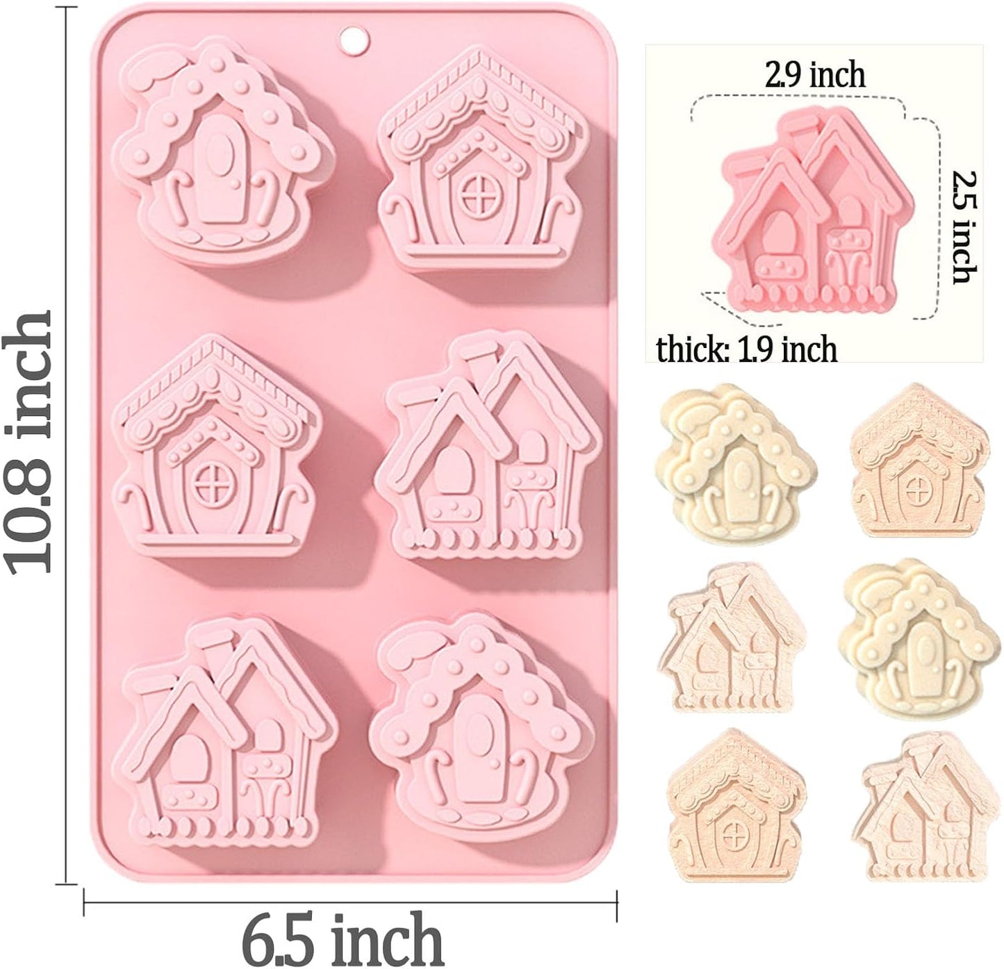 Christmas House Mold CFM360