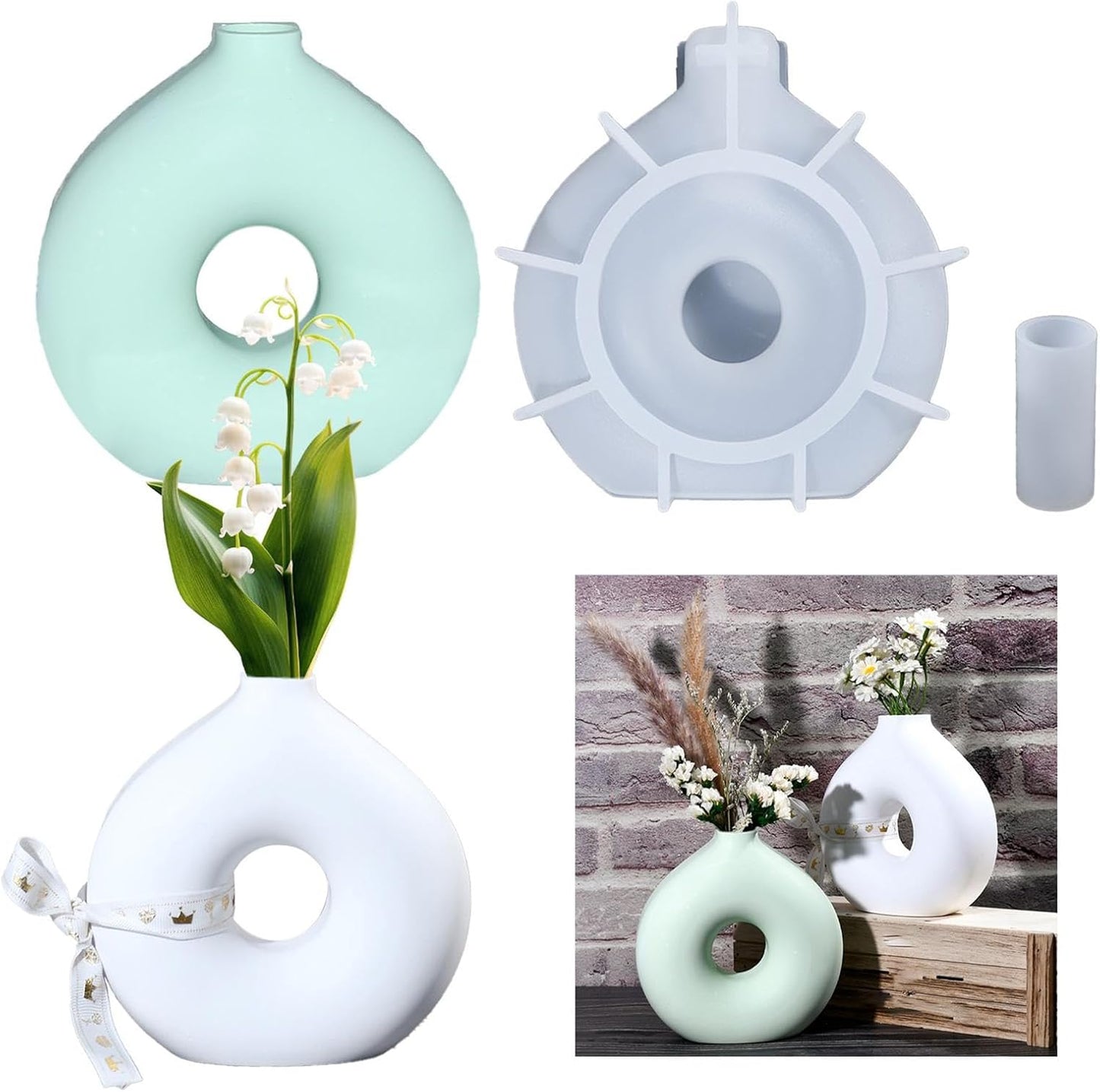 Donut Vase Mould ARM495