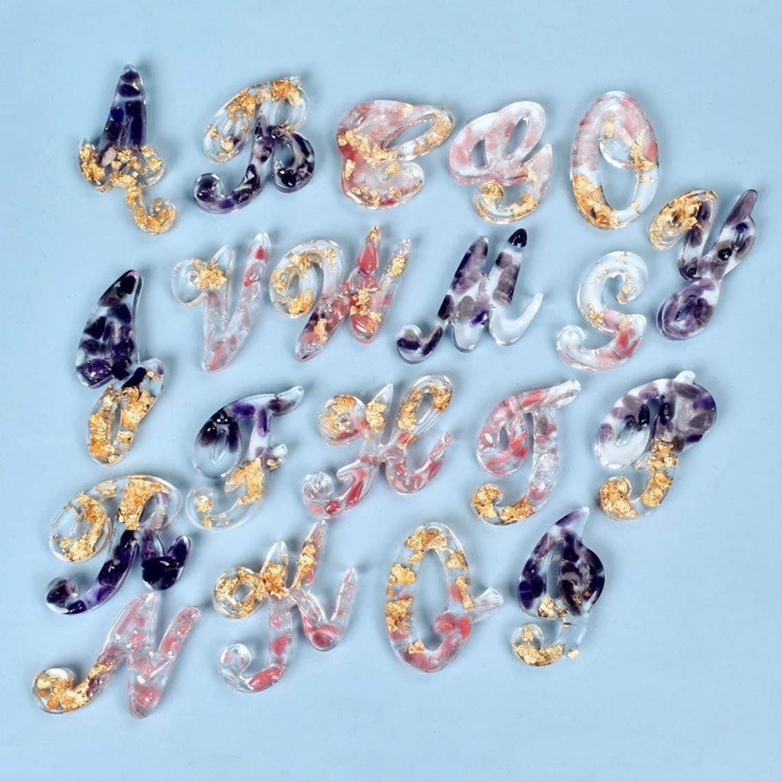 Cursive Button Cursive Alphabet Keychain ARM119 – MATIN IMPEX