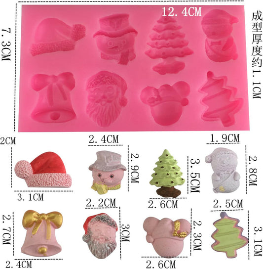 Christmas Utensils Fondant Mold CFM343