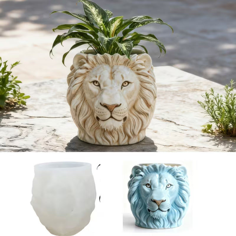 ARM592 Lion Sculpture Resin Mold