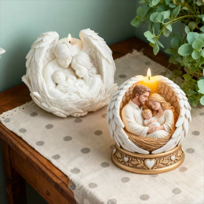 WCM907 Divine Family Candle Mold