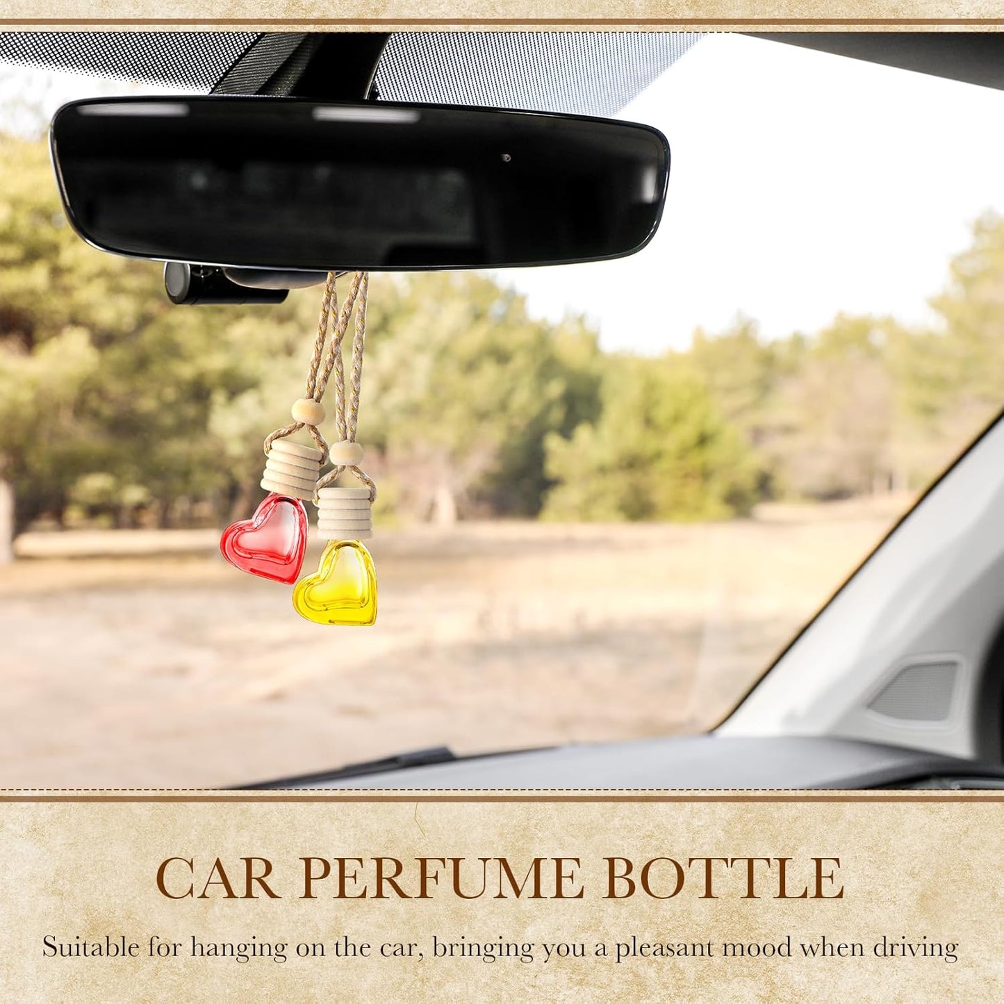 Hanging Diffuser Bottle (heart Shape) 5ml HDF005