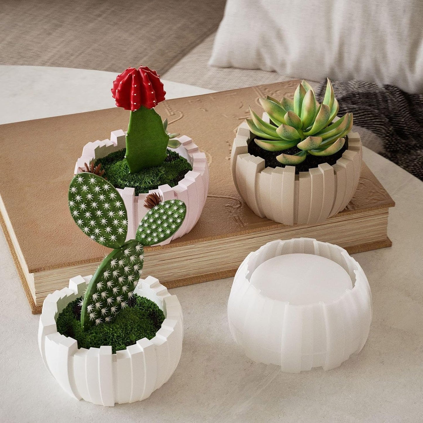 Segmented Barrel Planter ARM491