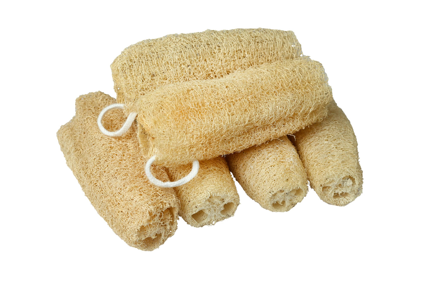 Loofah with hanging thread LO002