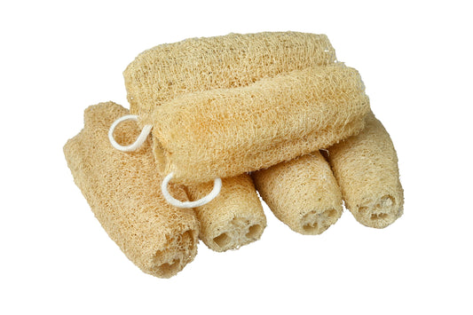 Loofah with hanging thread LO002