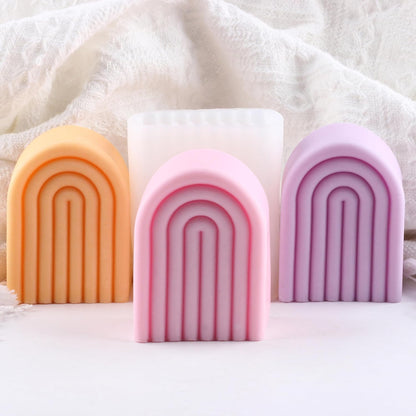 3D Arch Candle Mold WCM596