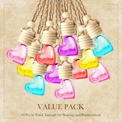 Hanging Diffuser Bottle (heart Shape) 5ml HDF005