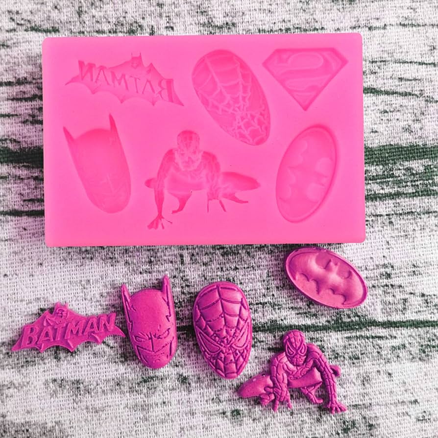 CFM455 Superhero Character Silicone Mold