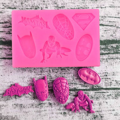 CFM455 Superhero Character Silicone Mold
