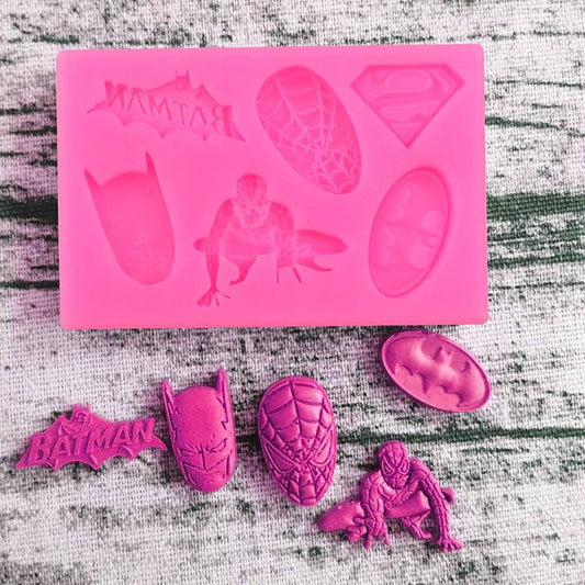 CFM455 Superhero Character Silicone Mold