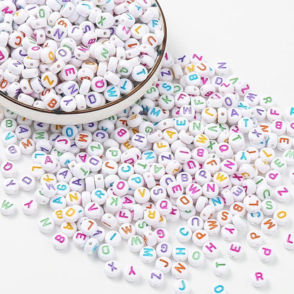 Secret Message Beads 100gram Multi Round SMB003