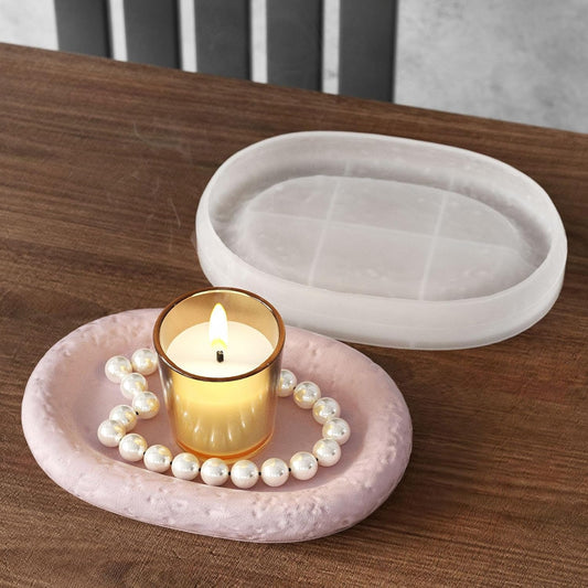 Pebbled Edge Oval Tray ARM487