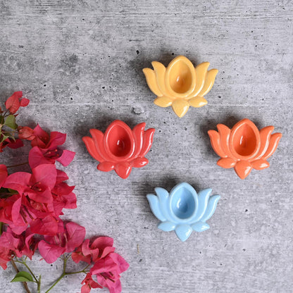 Ceramic Lotus Dia, Pack of 12 pcs ART043