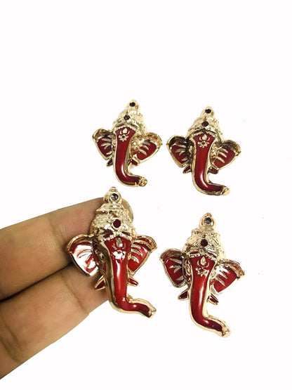 Ganpati Charm - Red (Pack of 6) ARA034