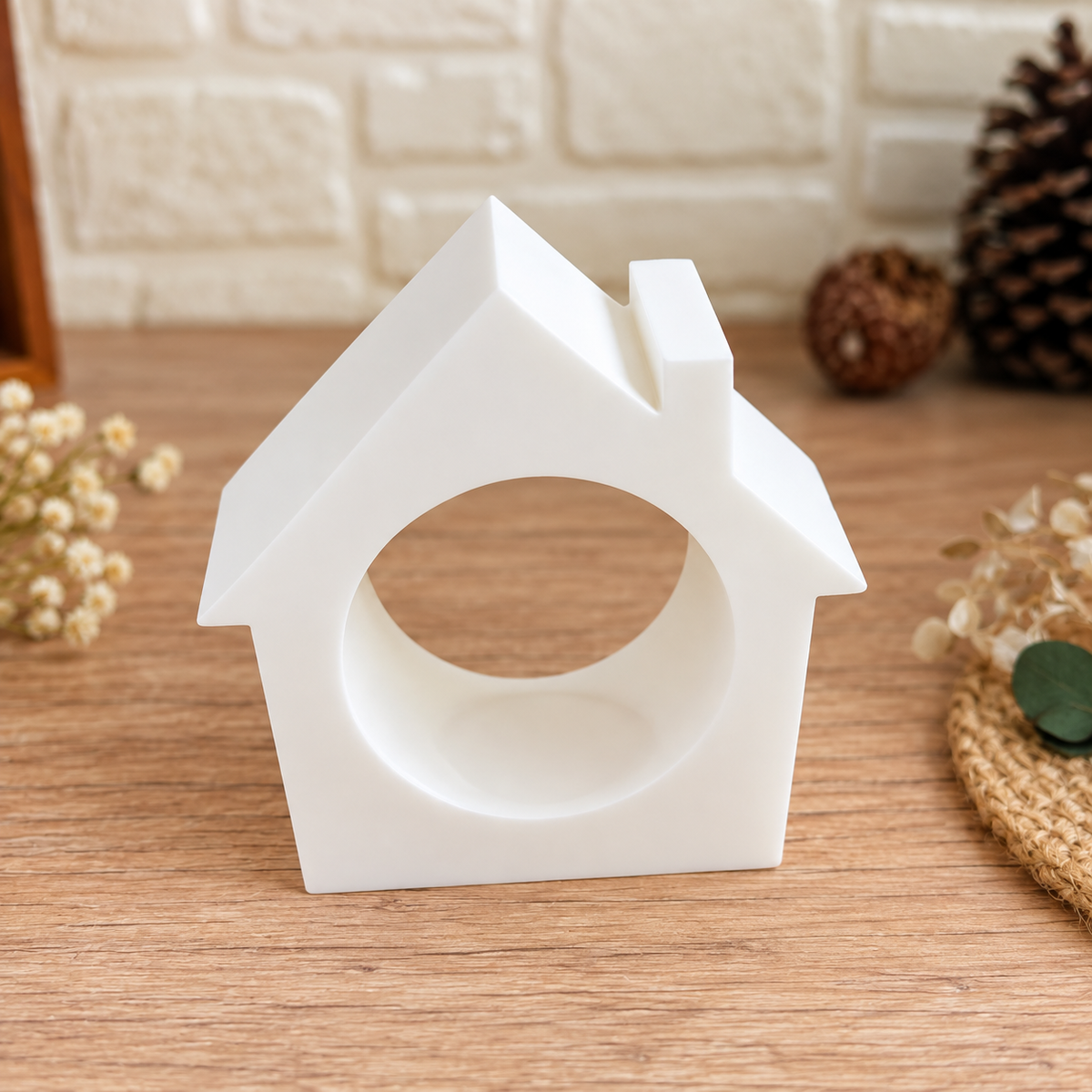 Christmas House T-Light Mold ARM367