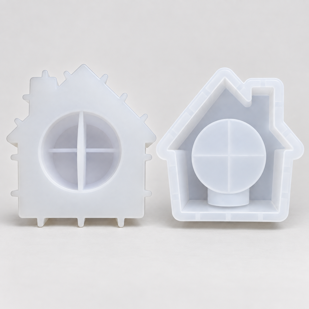 Christmas House T-Light Mold ARM367