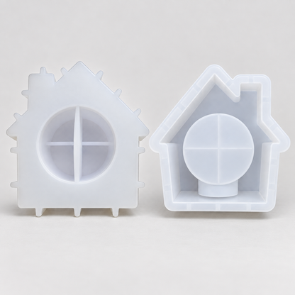 Christmas House T-Light Mold ARM367