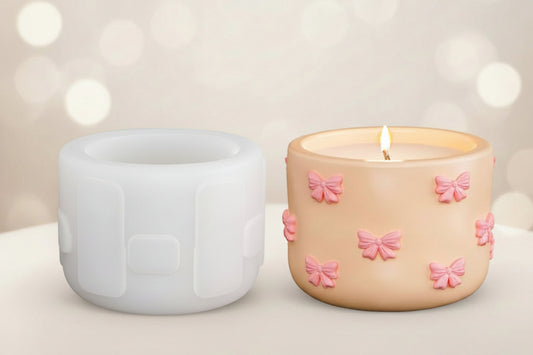Cute Bow Jar Silicone Mold | ARM513