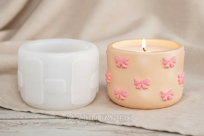 Cute Bow Jar Silicone Mold | ARM513