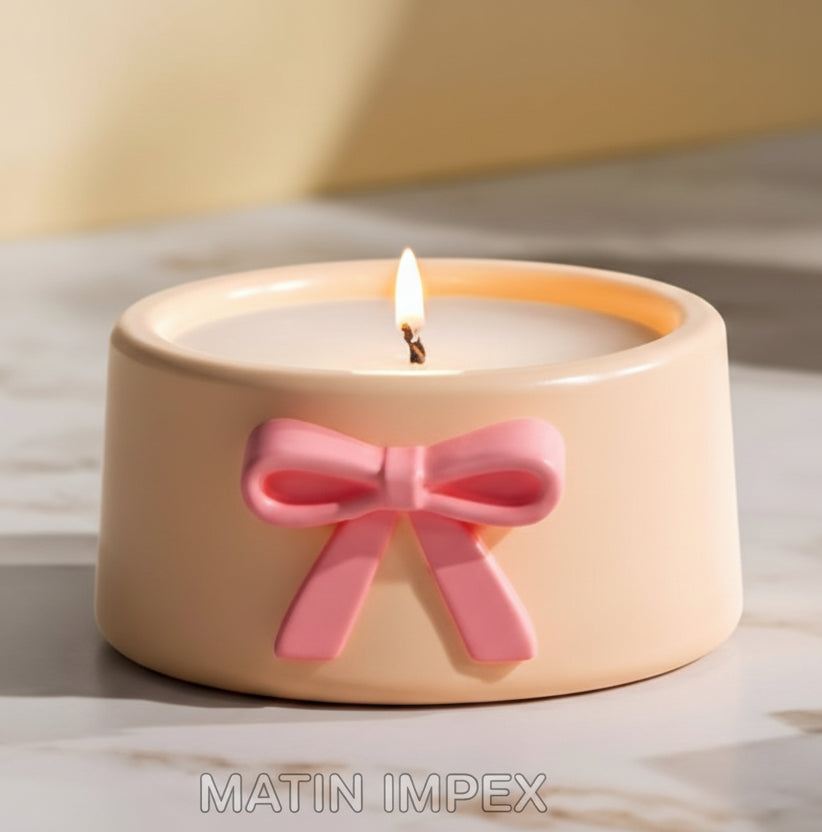 Pretty Bow Jar Silicone Mold | ARM514