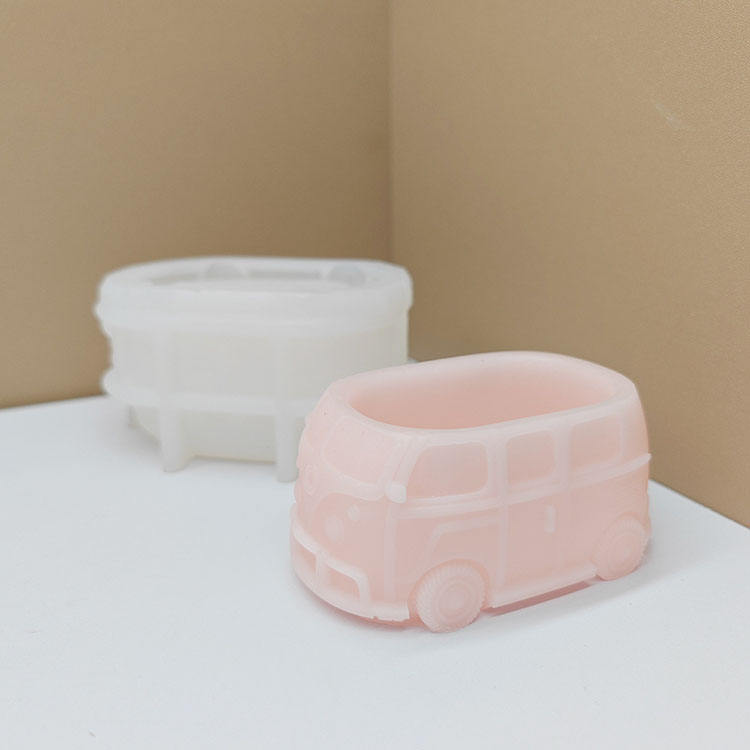 Retro Bus Flowerpot Silicone Mold | ARM518
