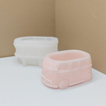 Retro Bus Flowerpot Silicone Mold | ARM518