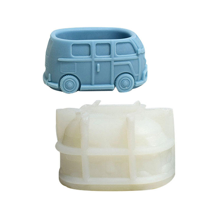 Retro Bus Flowerpot Silicone Mold | ARM518