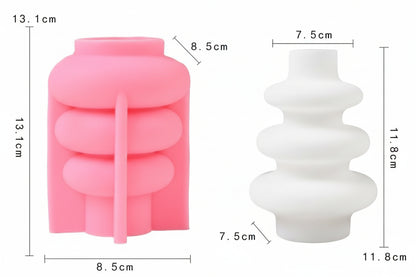 Nordic Round Circle Silicone Vase Mold( Small)| ARM520