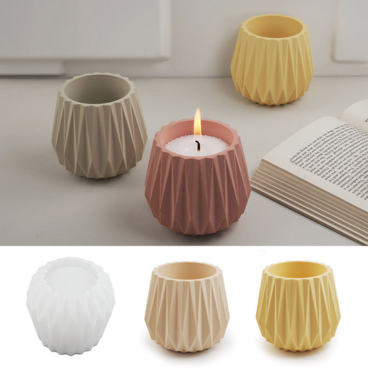 Geometric Faceted Planter Mold | ARM521