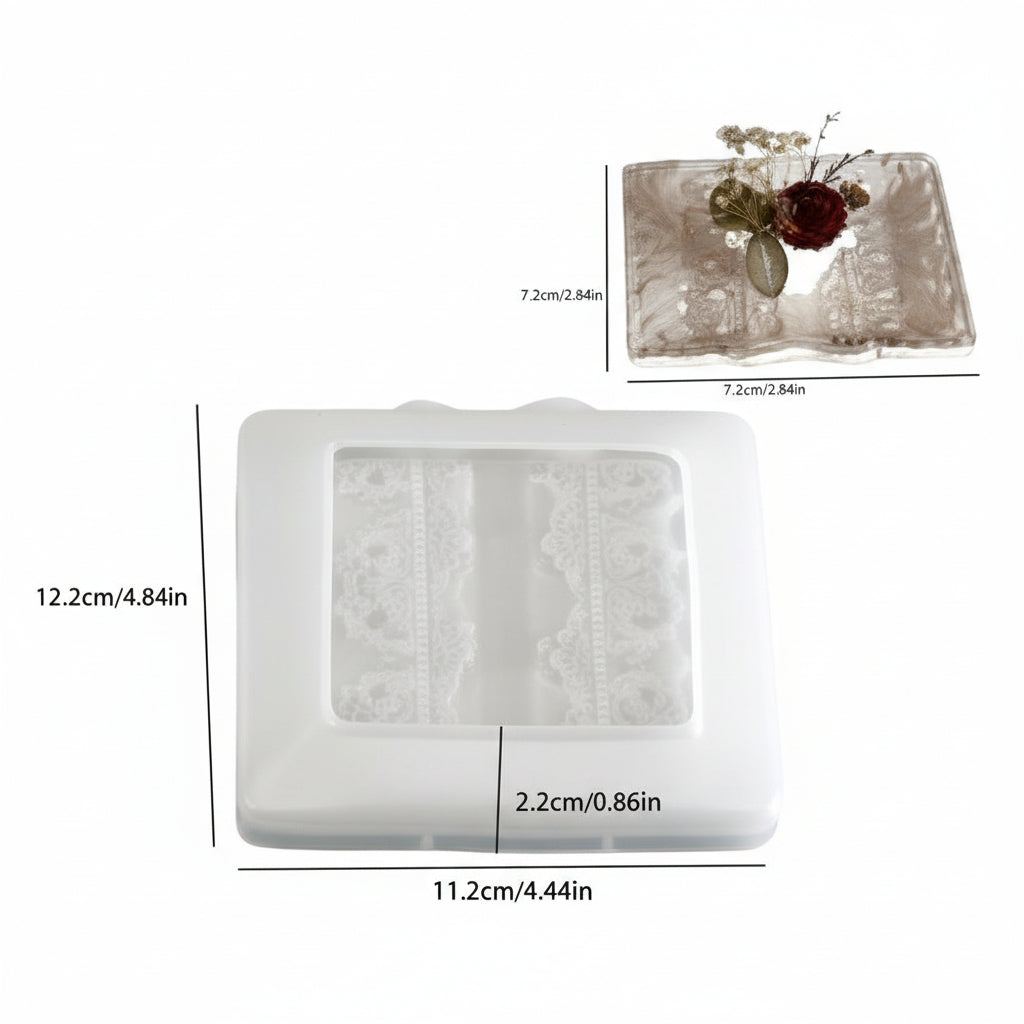 T1 Bowknot Relief Silicone Tray Mold | ARM522
