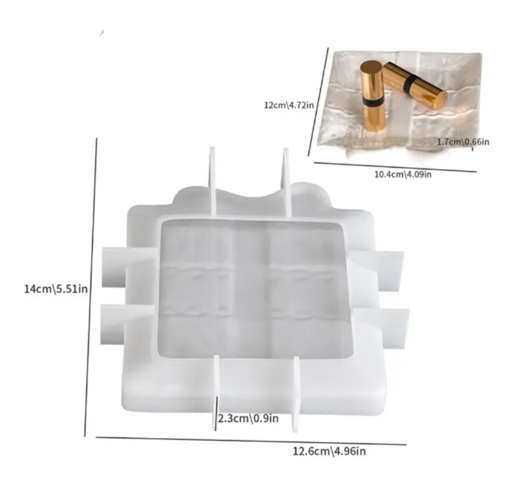 T2 Bowknot Relief Silicone Tray Mold | ARM523