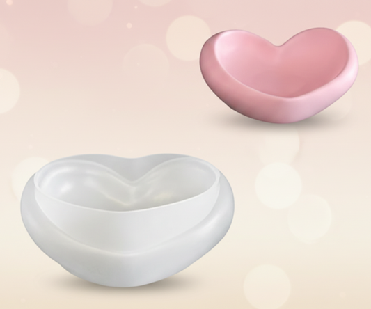 3D Puffy Heart Trinket Mold