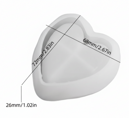 Velvet Heart Trinket Dish Mold | ARM533