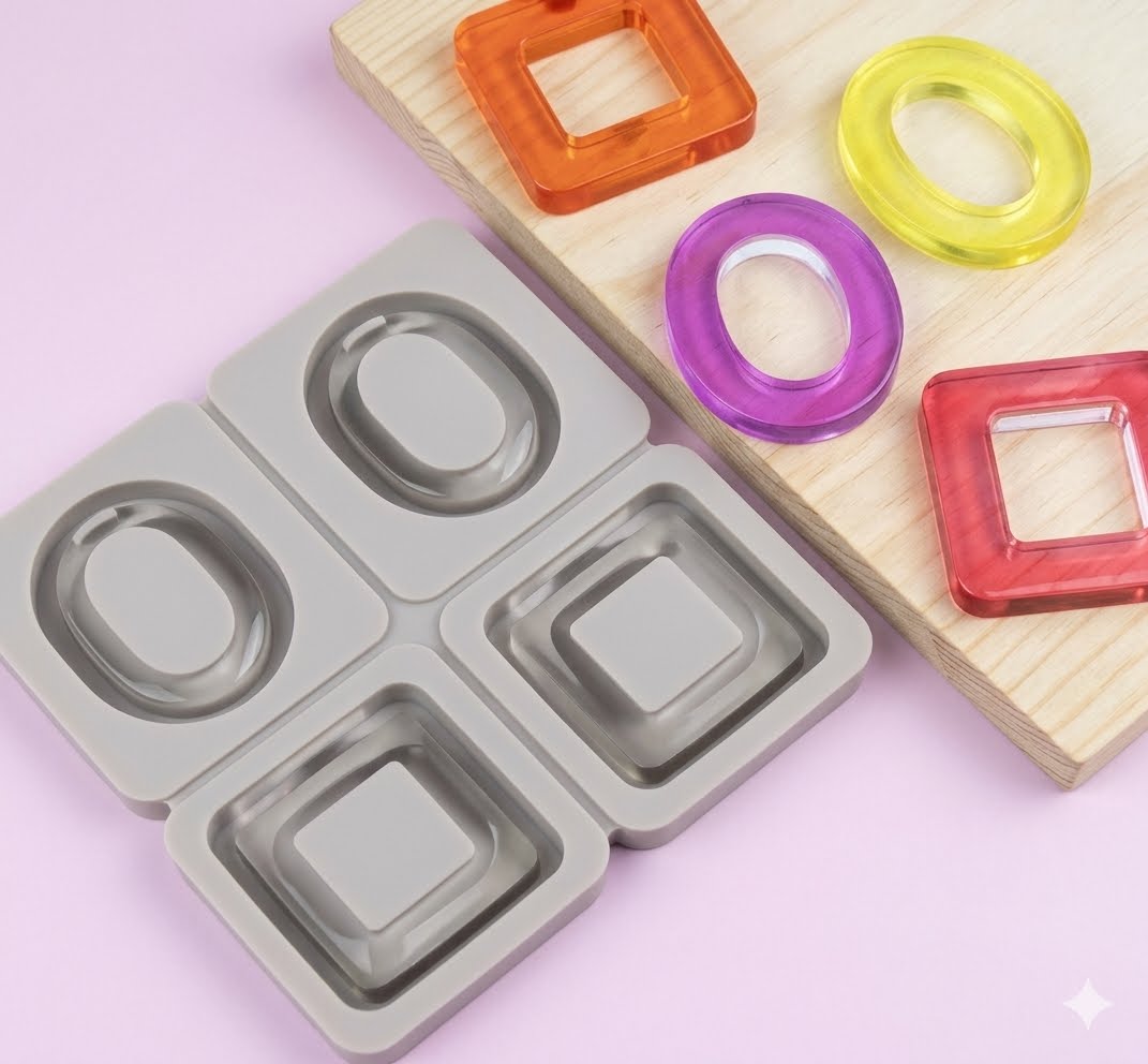 Geometric Frame Silicone Mold | SSM179