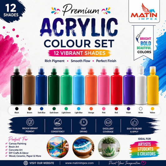 Premium Acrylic Colour | ACP002 - ACP013b