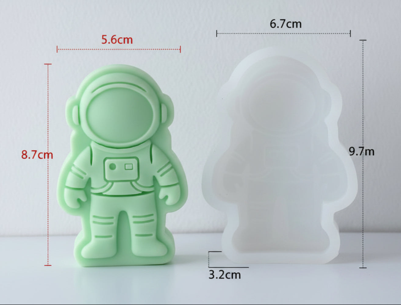 Astronaut 3D Silicone Mold | WCM837 (own)
