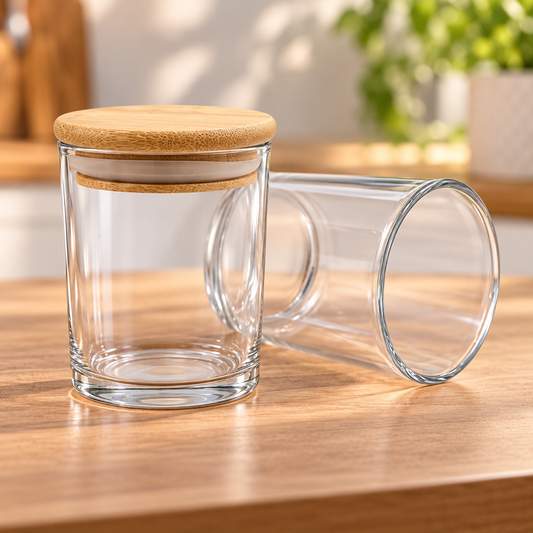 Clear Short Glass Large 180ml 6pcs PM260