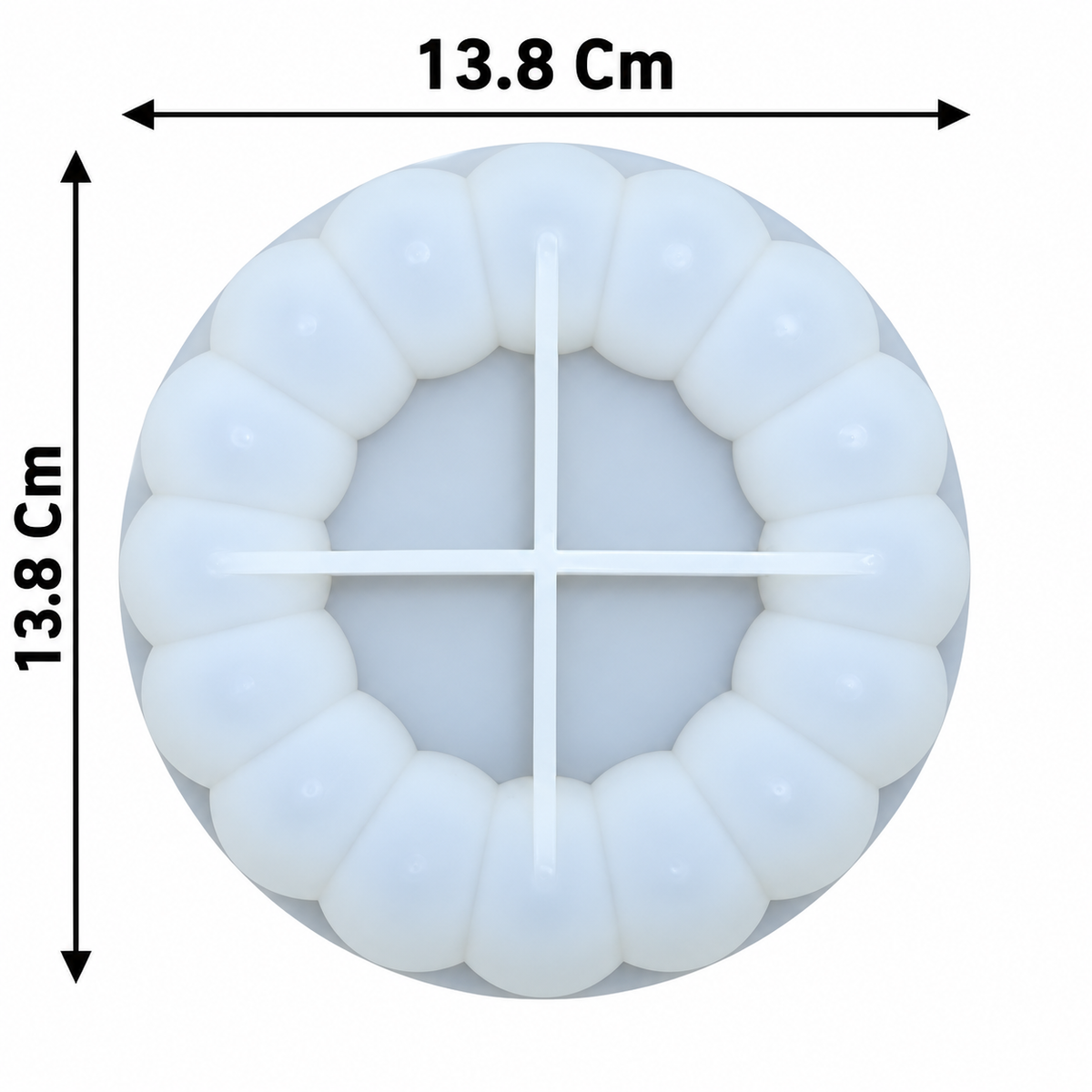 Bubble Coaster Mold Each ARM255 / ARM256