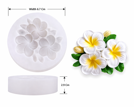 Plumeria Flower Mold CFM261 (OWN)