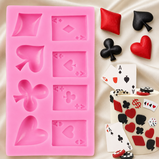 Poker Silicone Molds CFM281(own)