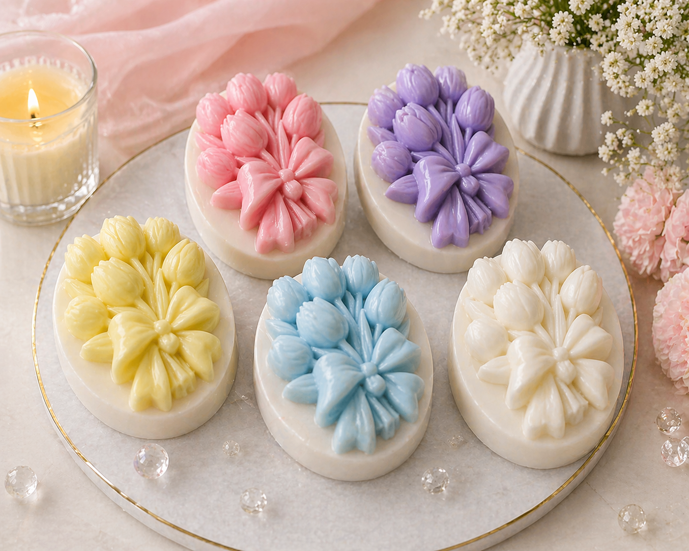 Tulip Flower Fondant Mould CFM321 | CFM354(own)