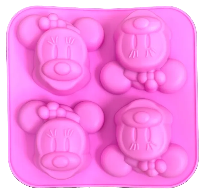 4 Cavity Mickey Minnie Mouse Mold | SSM268