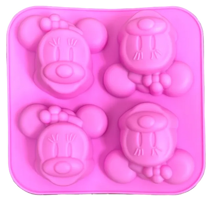 4 Cavity Mickey Minnie Mouse Mold | SSM268