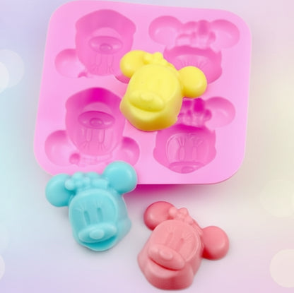 4 Cavity Mickey Minnie Mouse Mold | SSM268