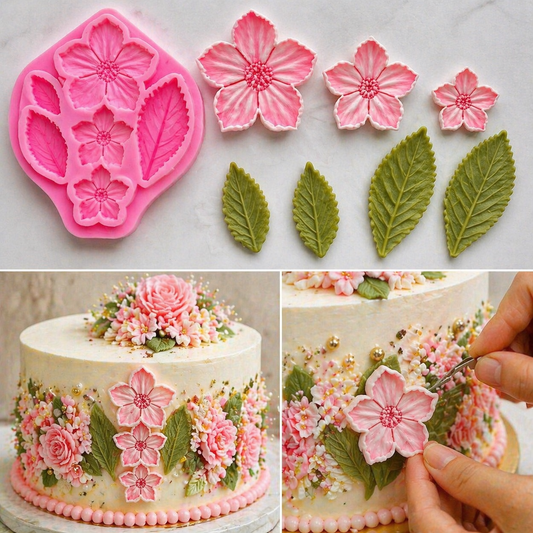 Petal & Leaf Harmony Mold | CFM422