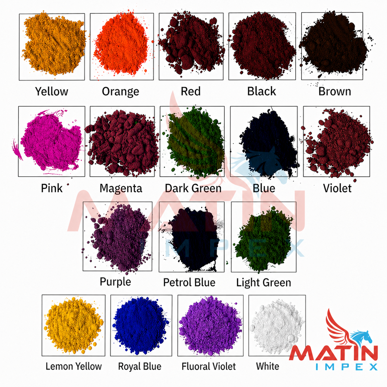 Candle Colors (Powder) CP001-CP017
