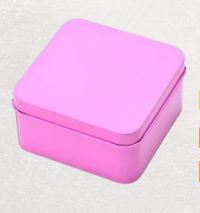 Square Tin Container 6 pcs PM340