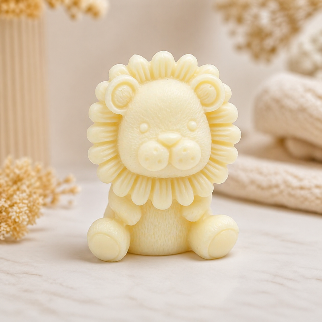 Mini Lion Candle Mold WCM611  (OWN)