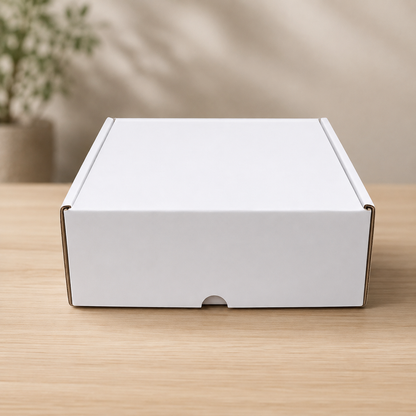 White Kraft Pizza Box